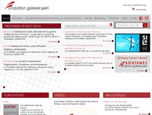 Tablet Screenshot of gabrielperi.fr